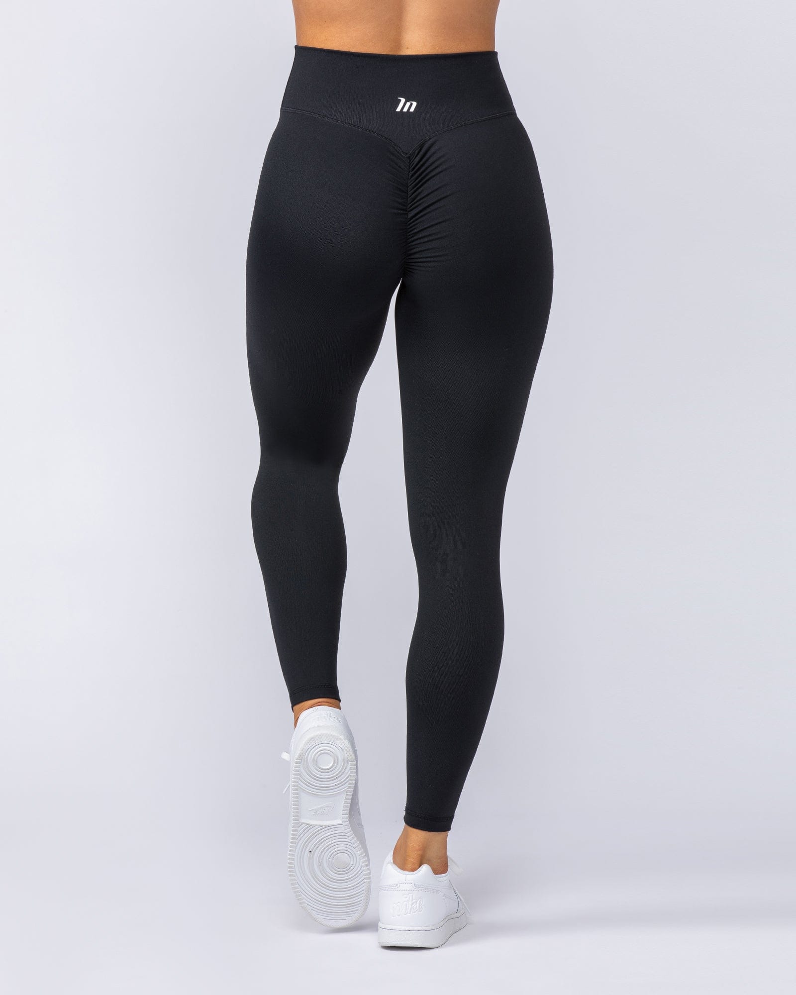 Muscle Nation Leggings Instinct Scrunch Ankle Length Leggings - Black
