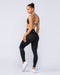 Muscle Nation Leggings Instinct Scrunch Ankle Length Leggings - Black
