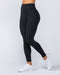 Muscle Nation Leggings Instinct Scrunch Ankle Length Leggings - Black