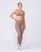 Muscle Nation Leggings Liberty High Rise Ankle Length Leggings - Cookie