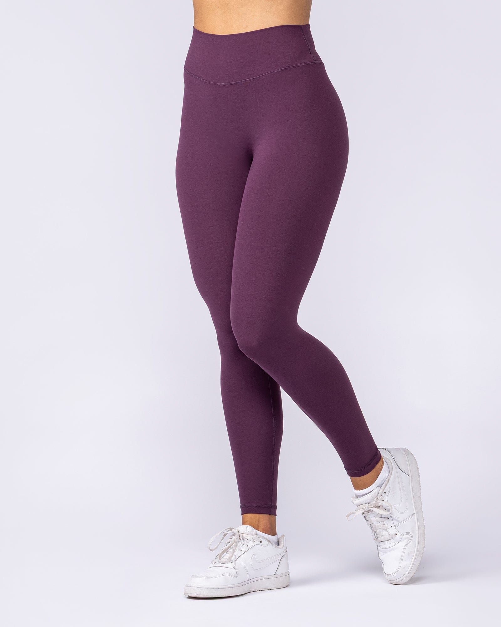 Muscle Nation Leggings Liberty High Rise Ankle Length Leggings - Cranberry
