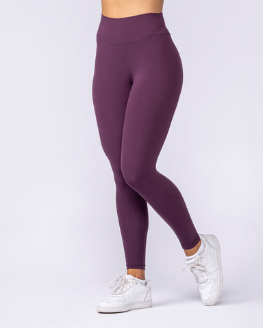 Muscle Nation Leggings Liberty High Rise Ankle Length Leggings - Cranberry