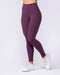 Muscle Nation Leggings Liberty High Rise Ankle Length Leggings - Cranberry