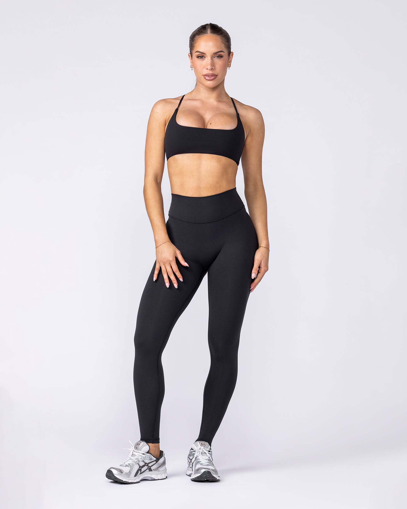 Muscle Nation Leggings Liberty High Rise Full Length Leggings - Black