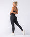 Muscle Nation Leggings Liberty Wrap Ankle Length Leggings - Black