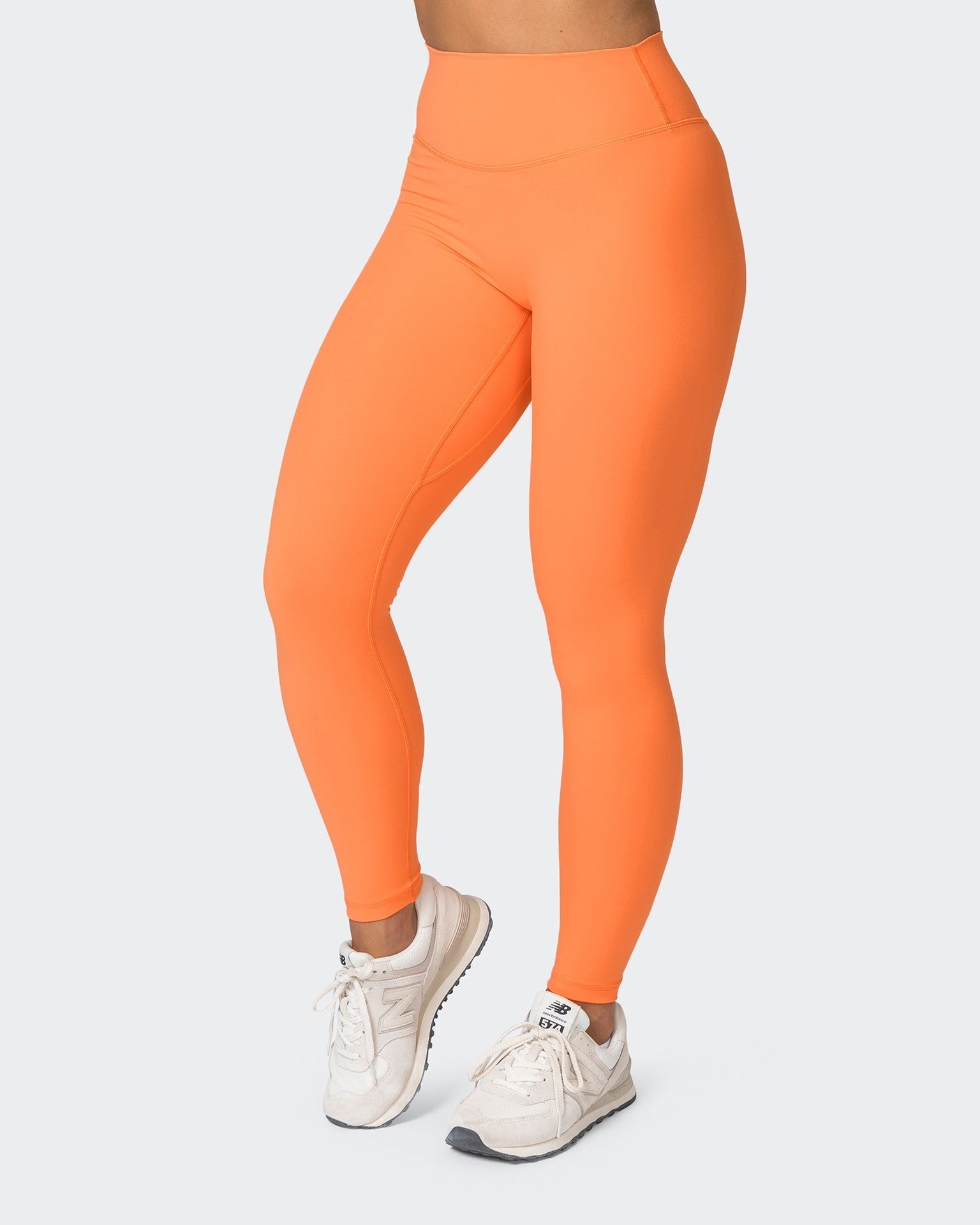 Muscle Nation Leggings Liberty Zero Rise Ankle Length Leggings - Papaya