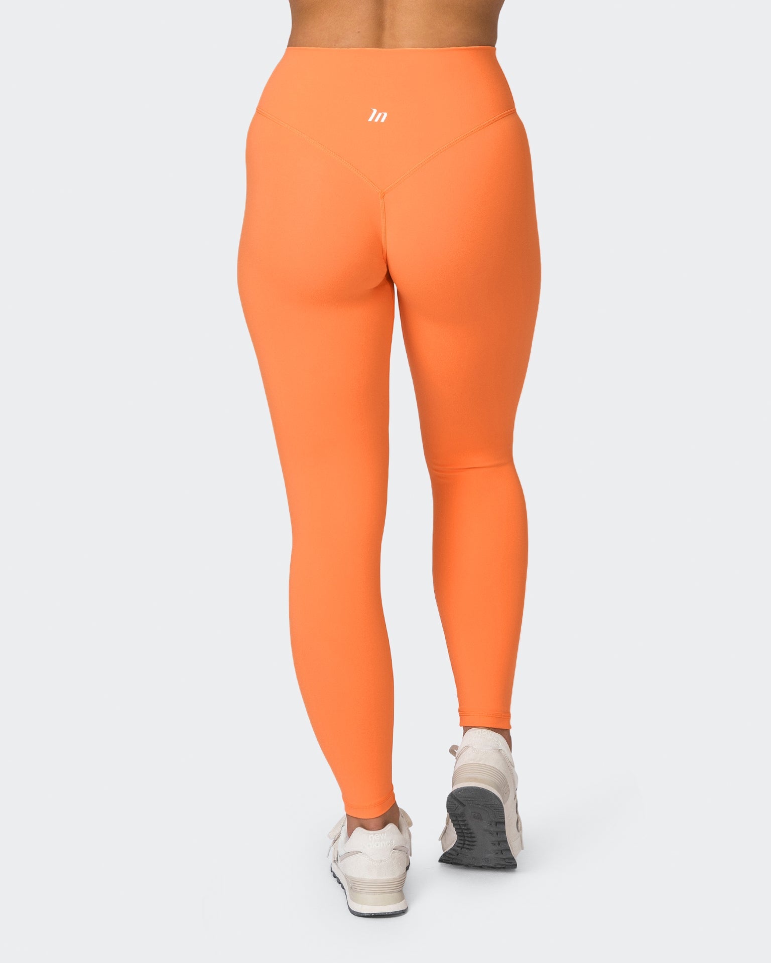 Muscle Nation Leggings Liberty Zero Rise Ankle Length Leggings - Papaya