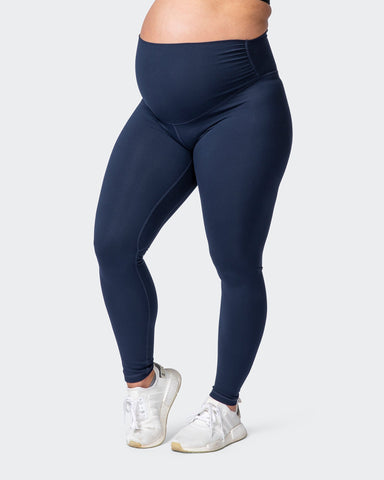 Muscle Nation Leggings Maternity Everyday Leggings - Navy