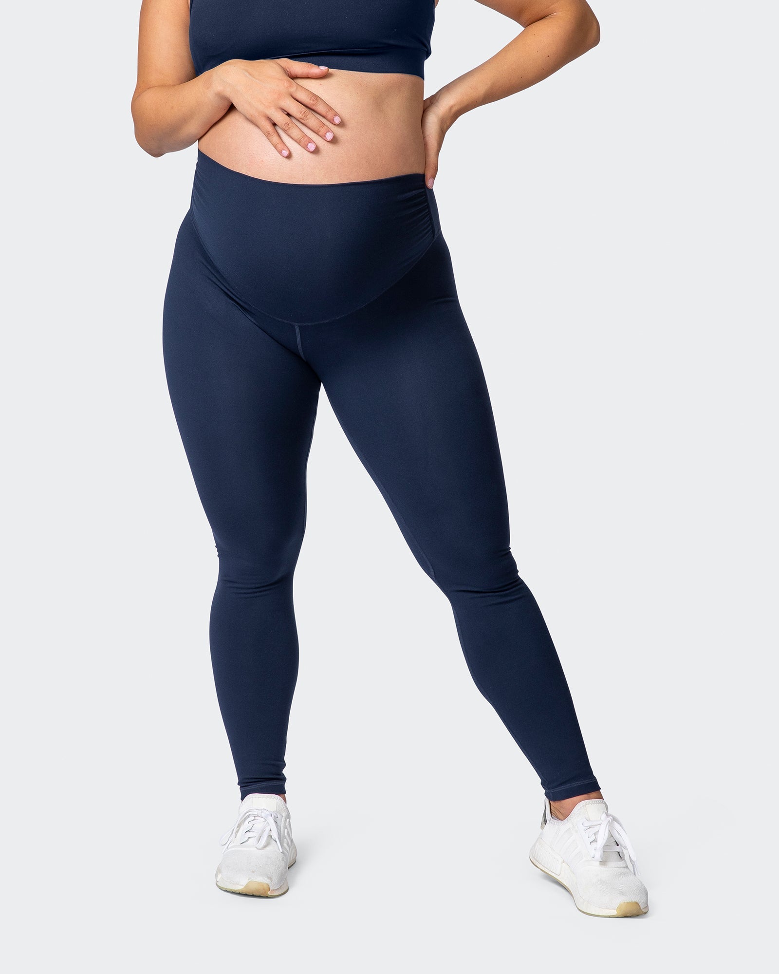 Muscle Nation Leggings Maternity Everyday Leggings - Navy