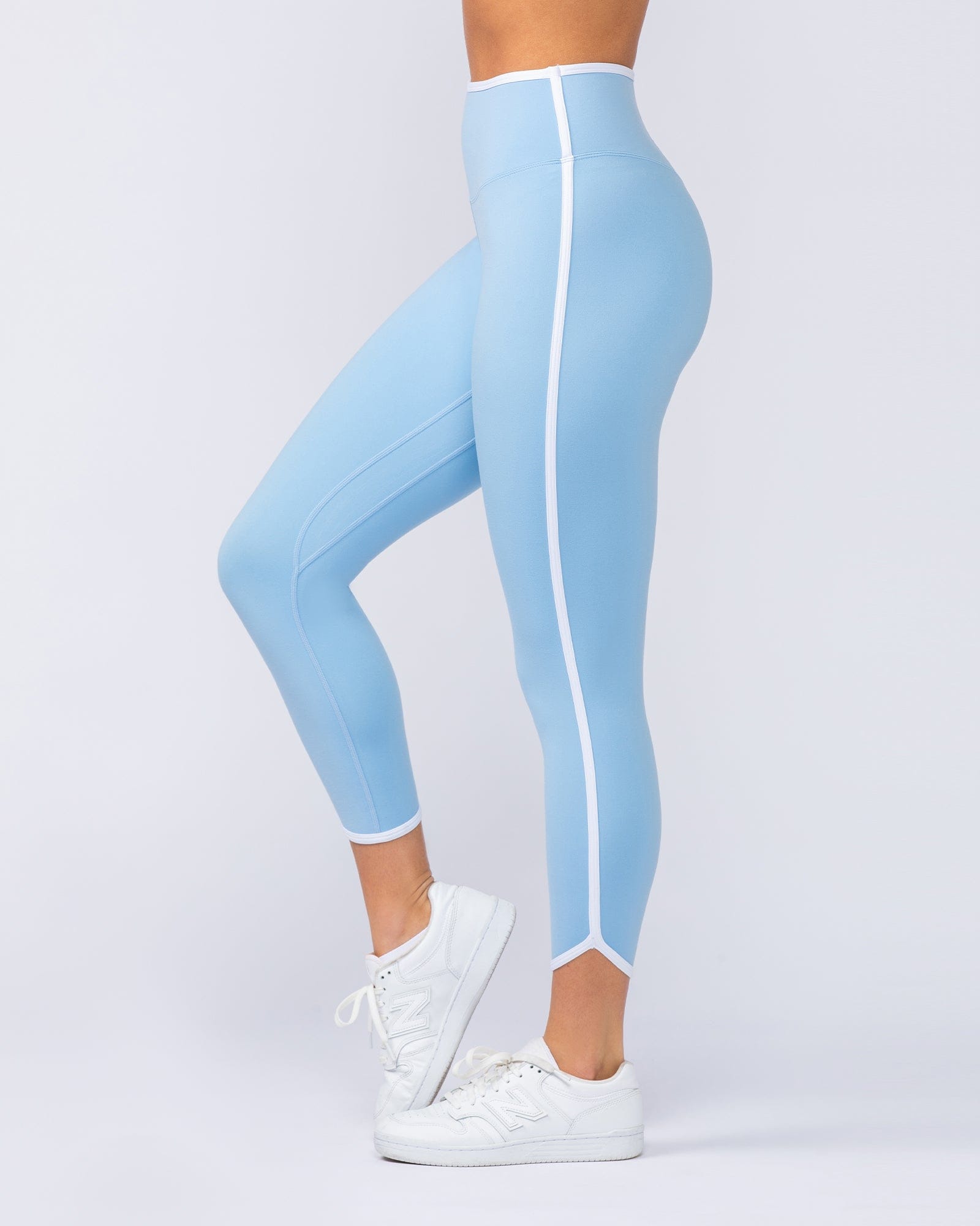 Muscle Nation Leggings Retro Everyday Leggings - Pacific Blue