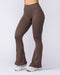 Muscle Nation Leggings Revealed Seamless Flare Leggings Regular - Hot Chocolate