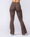 Muscle Nation Leggings Revealed Seamless Flare Leggings Regular - Hot Chocolate