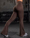 Muscle Nation Leggings Revealed Seamless Flare Leggings Regular - Hot Chocolate