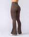 Muscle Nation Leggings Revealed Seamless Flare Leggings Regular - Hot Chocolate
