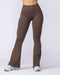 Muscle Nation Leggings Revealed Seamless Flare Leggings Regular - Hot Chocolate