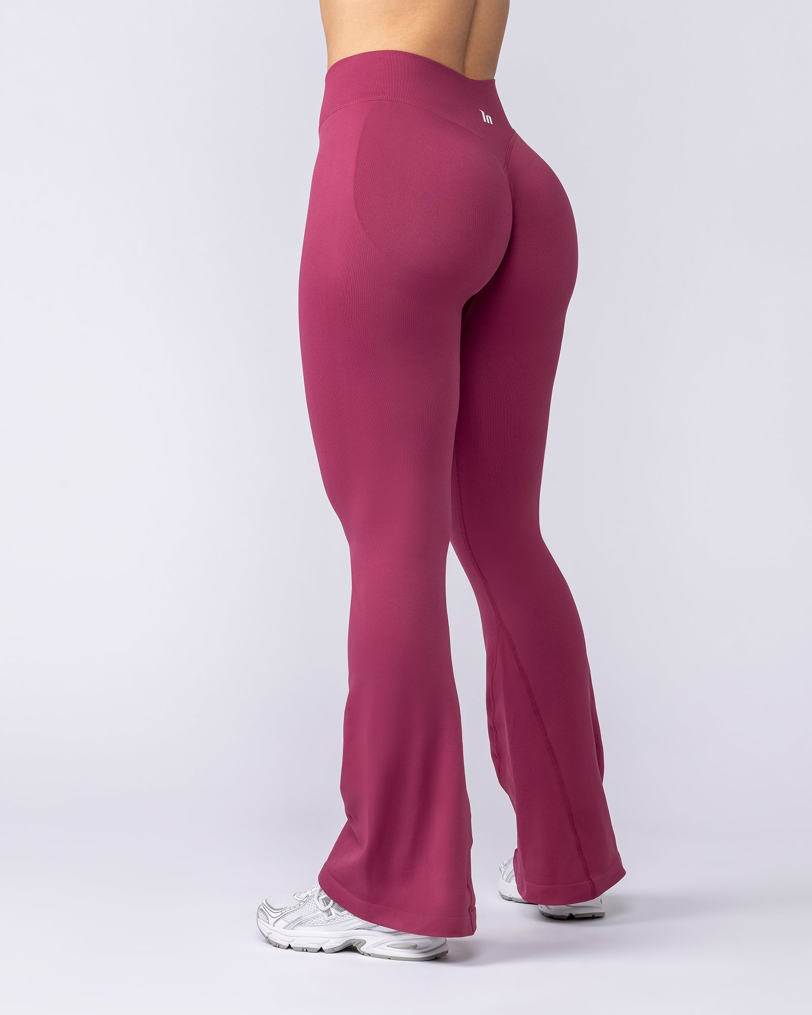 Muscle Nation Leggings Revealed Seamless Flare Leggings Regular - Rose Bud