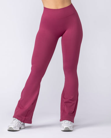 Muscle Nation Leggings Revealed Seamless Flare Leggings Regular - Rose Bud