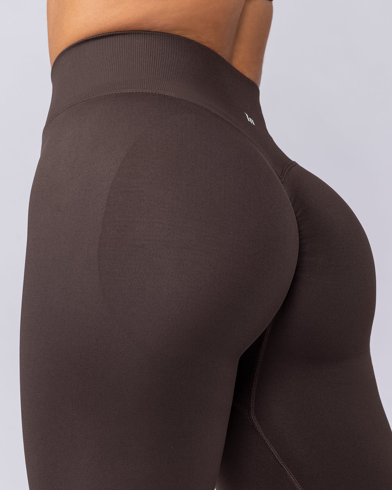 Muscle Nation Leggings Sculpt Seamless Ankle Length Leggings - Cocoa