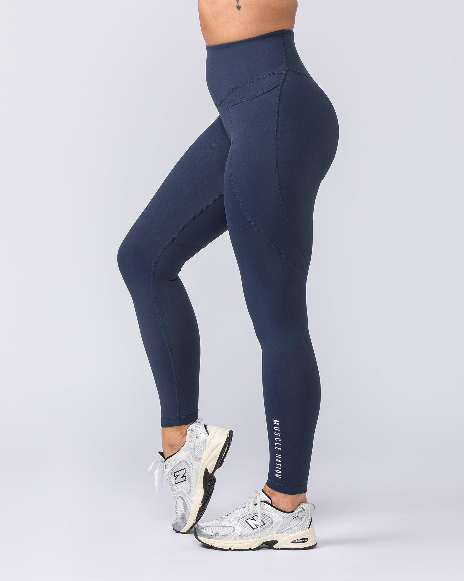 Muscle Nation Leggings Signature Boost Ankle Length Leggings - Spellbound