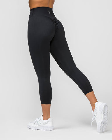 Muscle Nation Leggings Signature Scrunch 7/8 Leggings - Black
