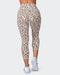 Muscle Nation Leggings Signature Scrunch 7/8 Leggings - Cheetah Print
