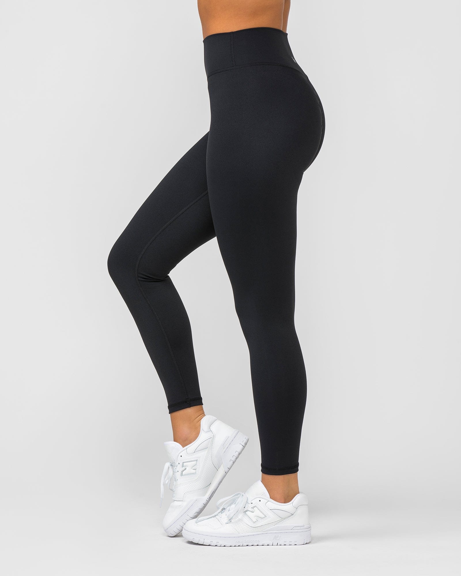 Muscle Nation Leggings Signature Scrunch Ankle Length Leggings - Black