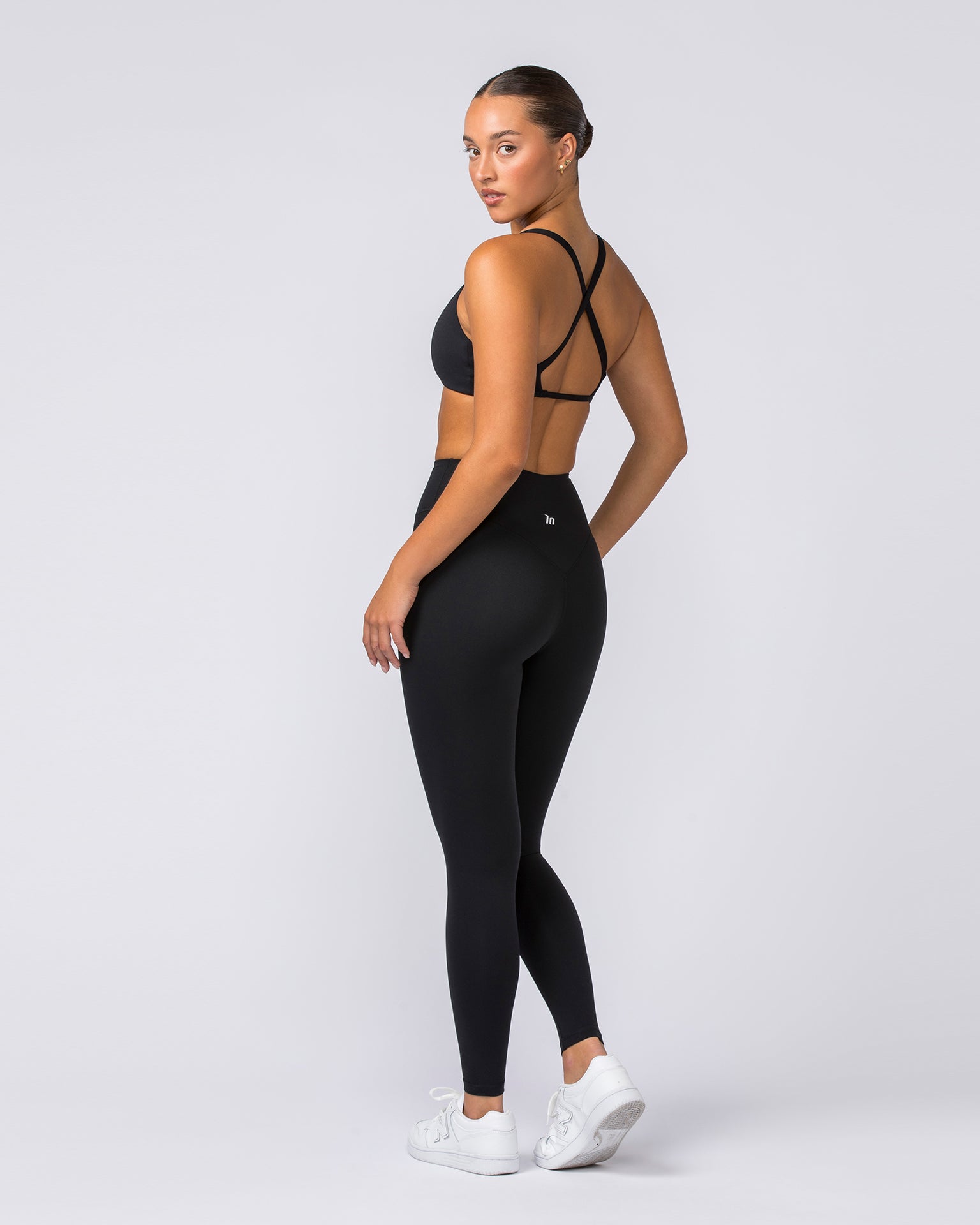 Muscle Nation Leggings Ultra Aura Ankle Length Leggings - Black