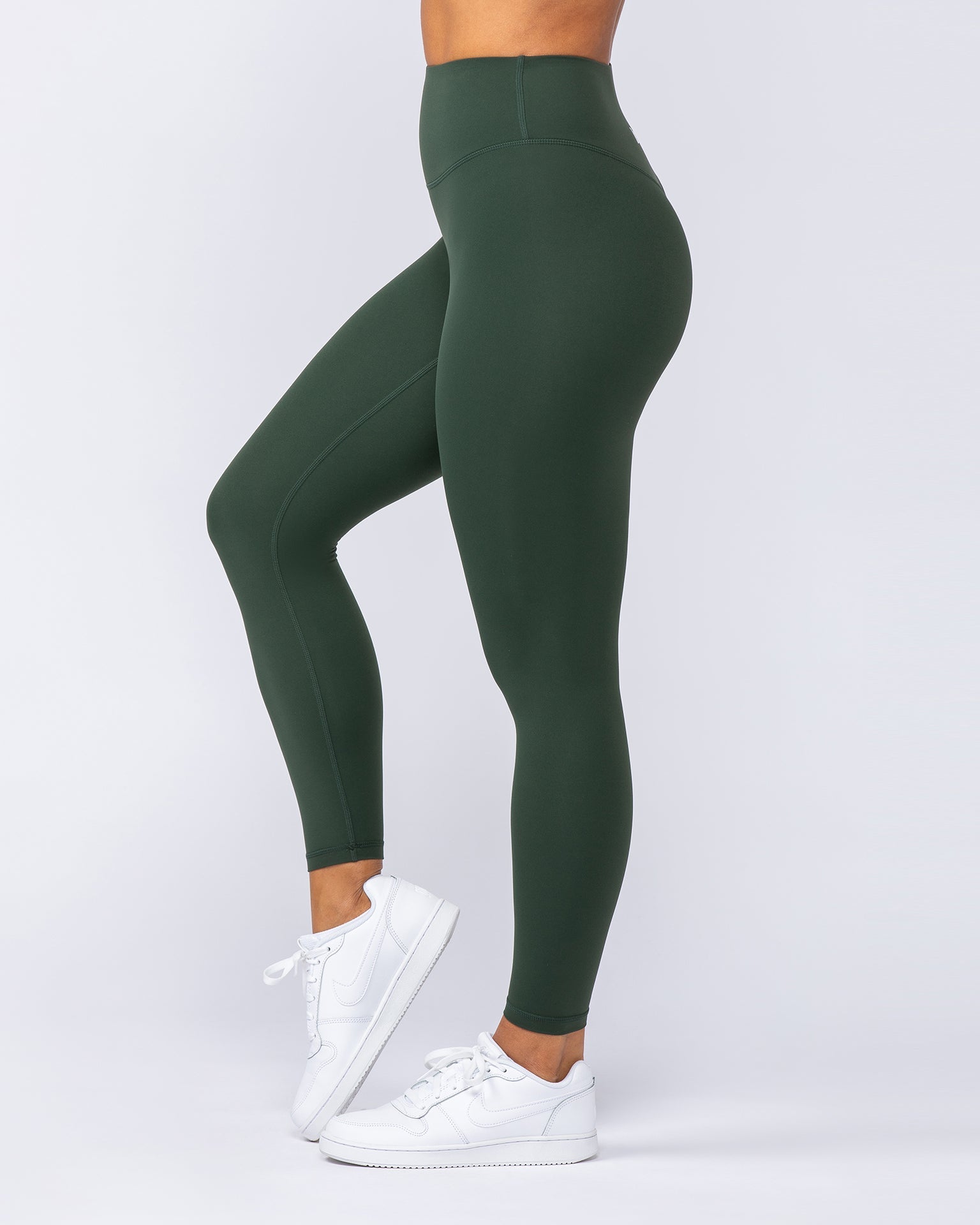 Muscle Nation Leggings Ultra Aura Ankle Length Leggings - Dark Olive