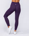 Muscle Nation Leggings Ultra Aura Ankle Length Leggings - Dark Purple