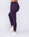 Muscle Nation Leggings Ultra Aura Ankle Length Leggings - Dark Purple