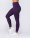Muscle Nation Leggings Ultra Aura Ankle Length Leggings - Dark Purple