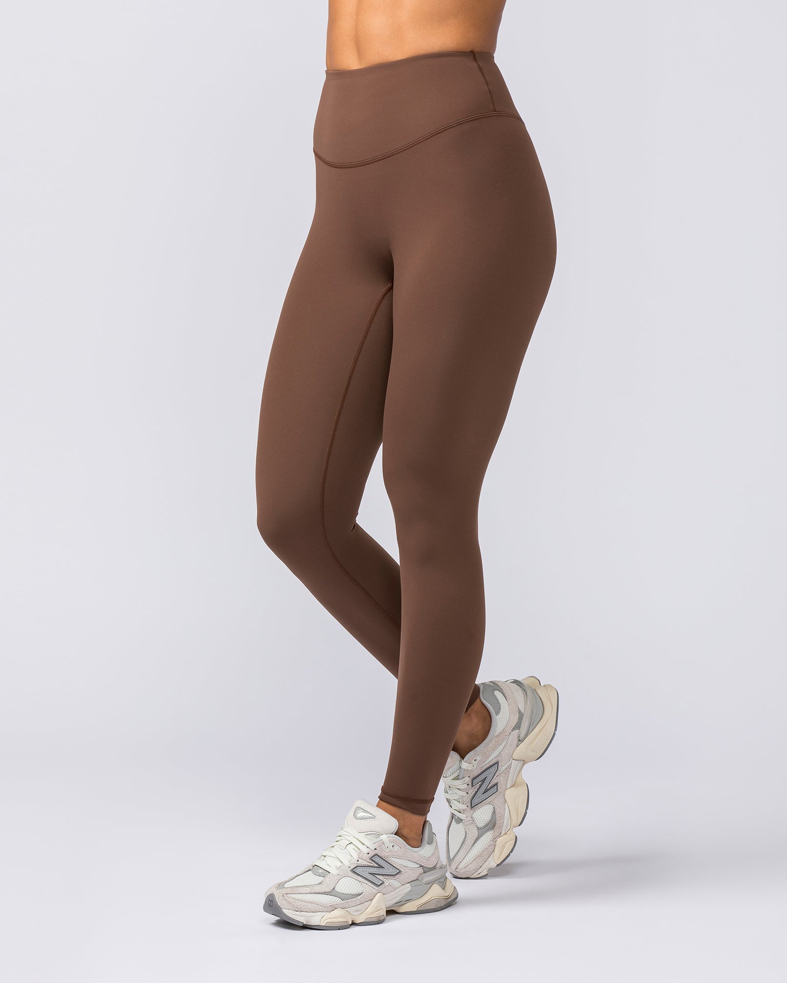 Muscle Nation Leggings Ultra Aura Ankle Length Leggings - Fudge