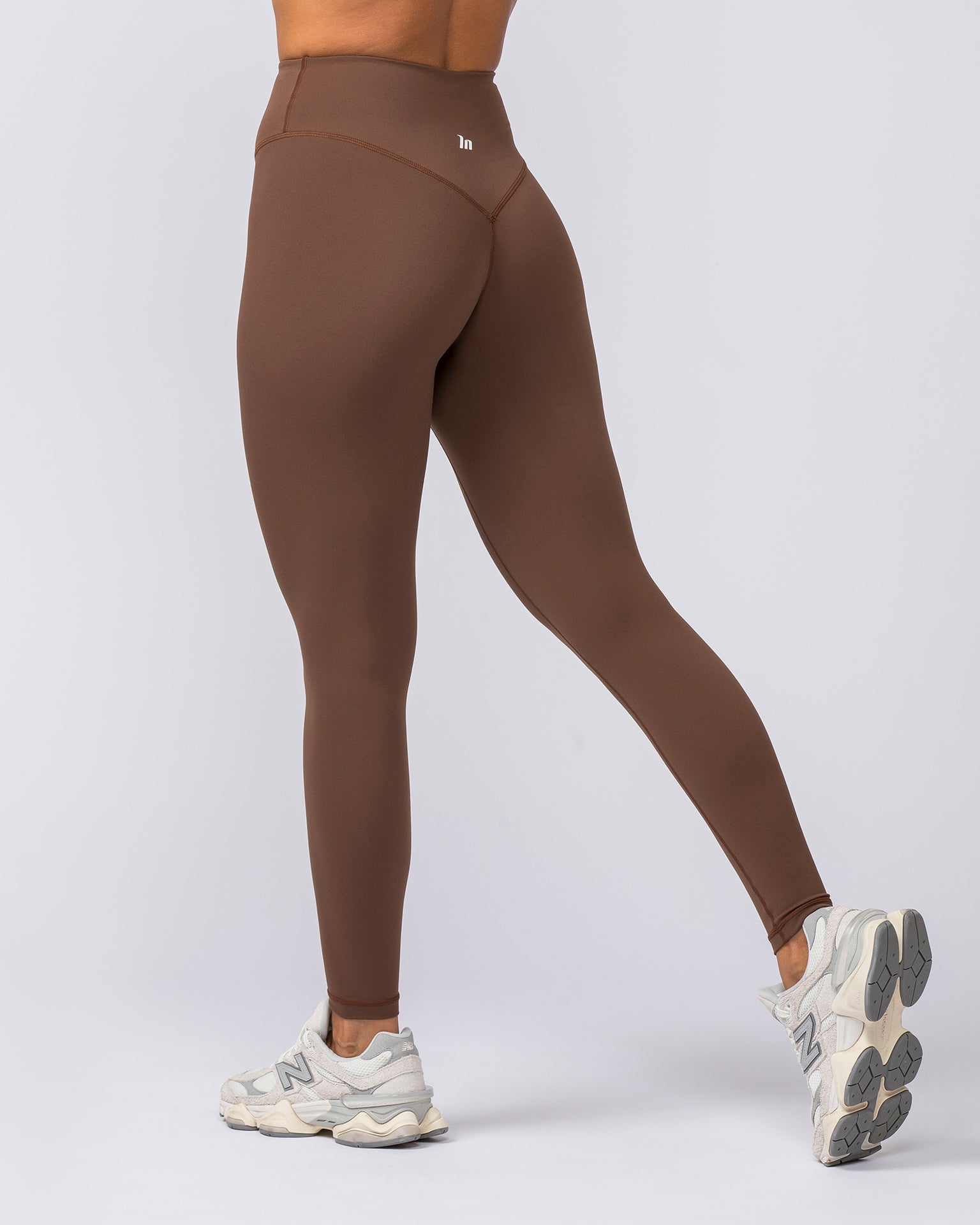 Muscle Nation Leggings Ultra Aura Ankle Length Leggings - Fudge