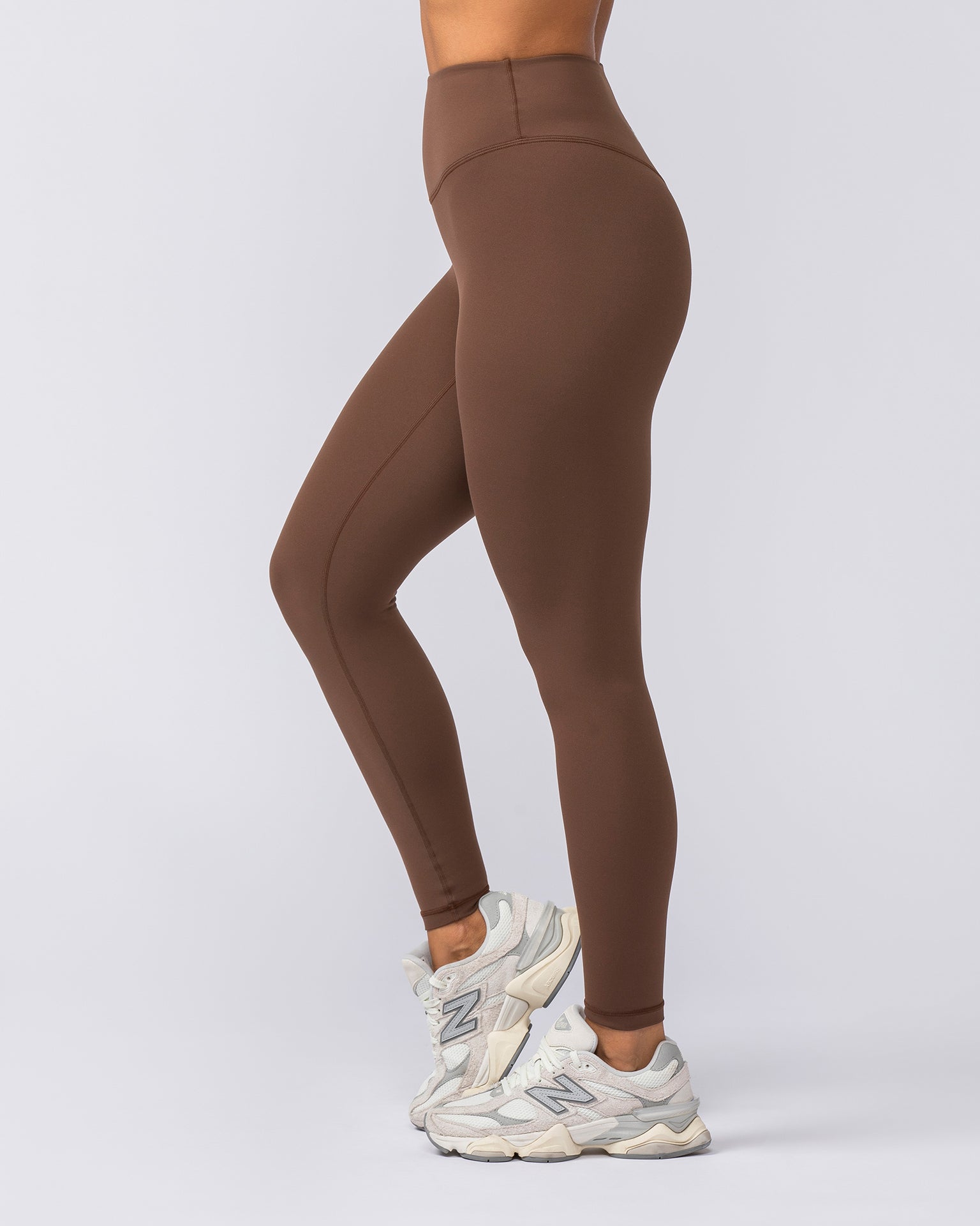 Muscle Nation Leggings Ultra Aura Ankle Length Leggings - Fudge