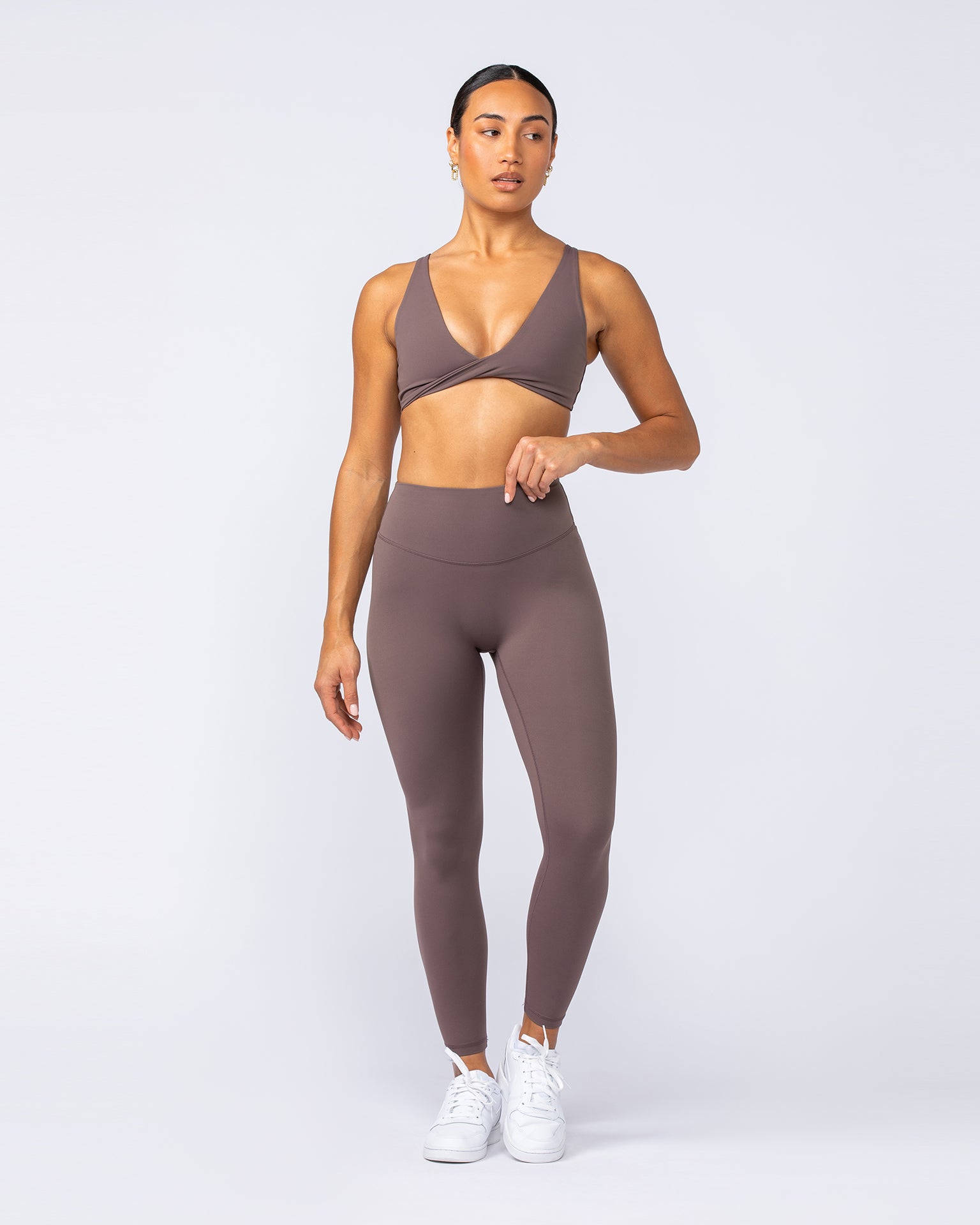 Muscle Nation Leggings Ultra Aura Ankle Length Leggings - Umber