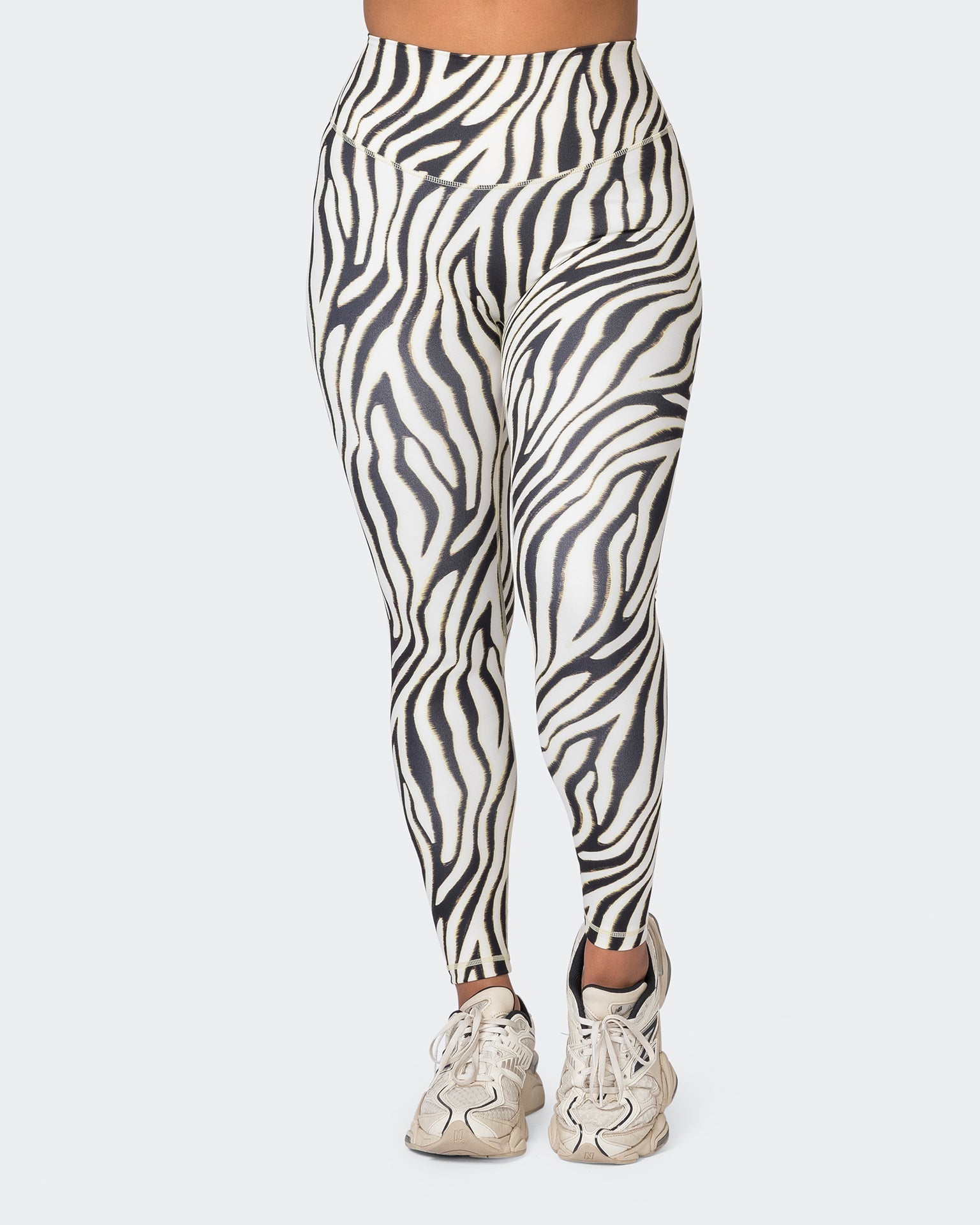 Muscle Nation Leggings Ultra Everyday Ankle Length Leggings - Zebra Print