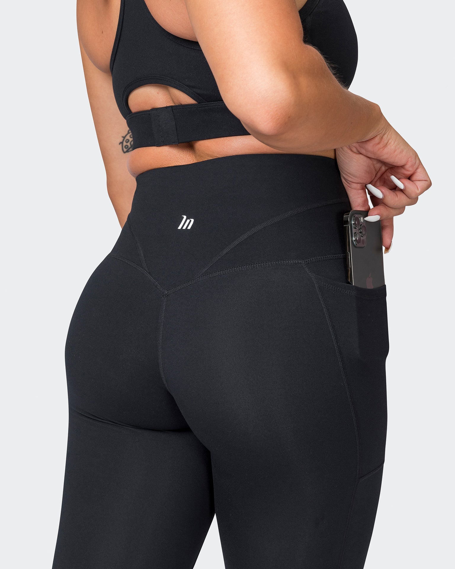 Muscle Nation Leggings Unrivalled Everyday Ankle Length Leggings - Black