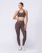 Muscle Nation Leggings Unrivalled Everyday Pocket Ankle Leggings - Cola