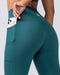 Muscle Nation Leggings Unrivalled Everyday Pocket Ankle Leggings - Hunter Green