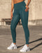 Muscle Nation Leggings Unrivalled Everyday Pocket Ankle Leggings - Hunter Green