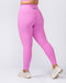Muscle Nation Leggings Zero Rise Rib Ankle Length Leggings - Fondant Pink