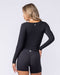 Muscle Nation Long Sleeve T-Shirts Tempo Long Sleeve Top - Black
