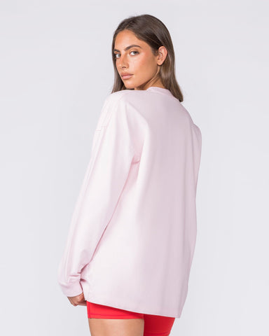 Muscle Nation Long Sleeve T-Shirts United Loopback Oversized Long Sleeve Top - Babydoll