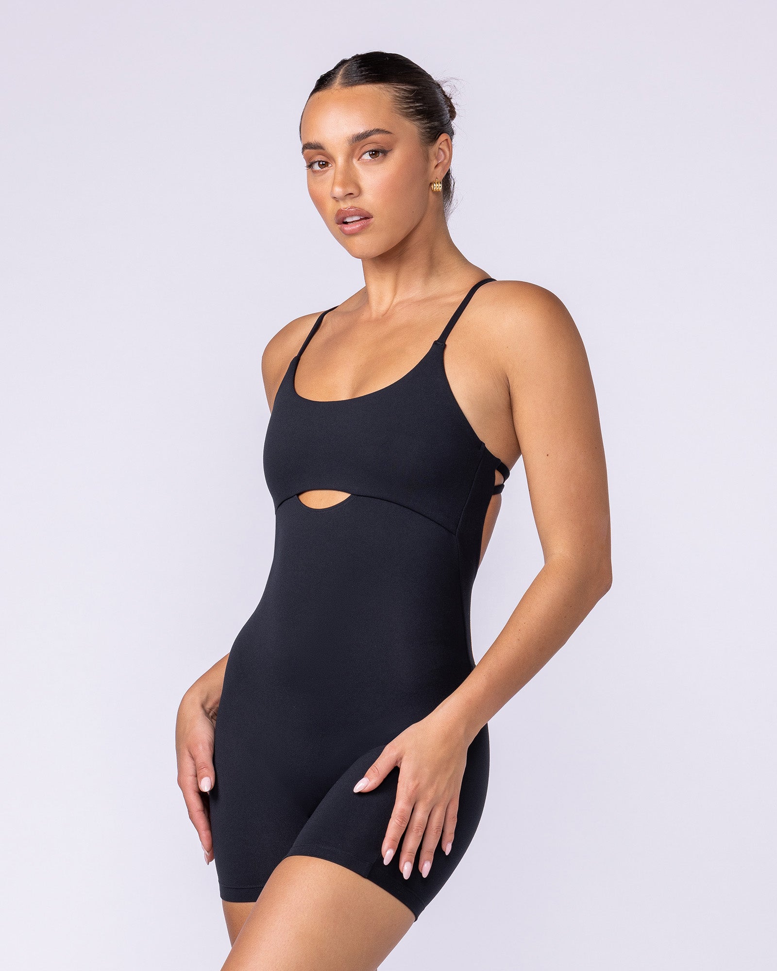 Muscle Nation One Piece Afterglow Everyday One Piece - Black