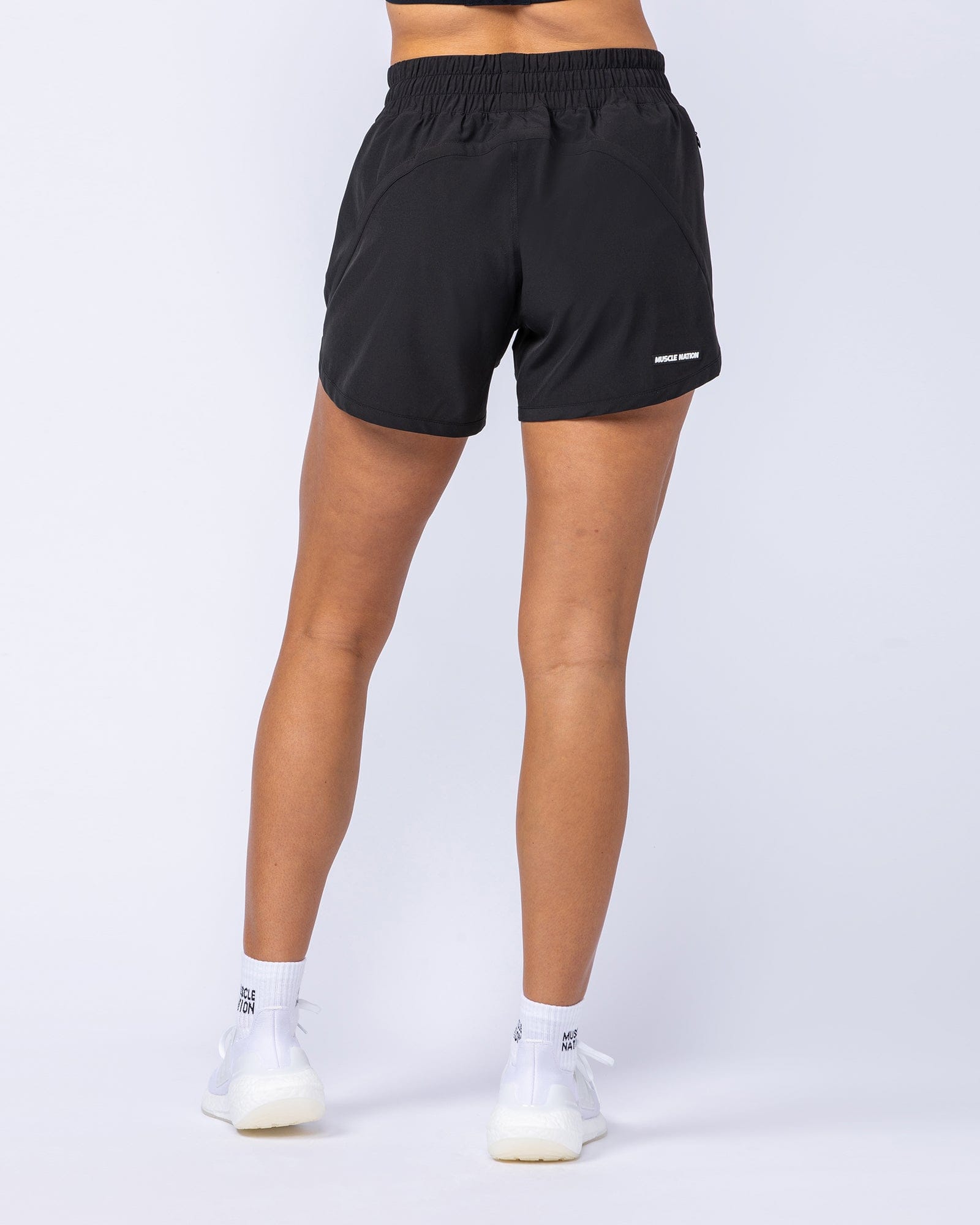 Muscle Nation Shorts Advantage Run Shorts - Black