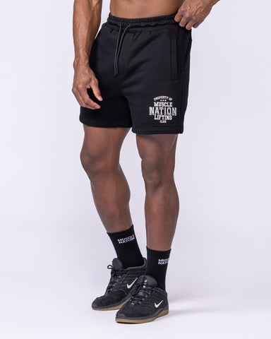 Muscle Nation Shorts Archives Sweat 5" Shorts - Black