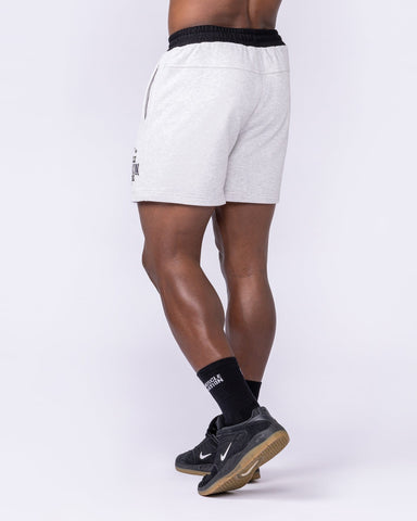 Muscle Nation Shorts Archives Sweat 5" Shorts - Snow Grey Marl