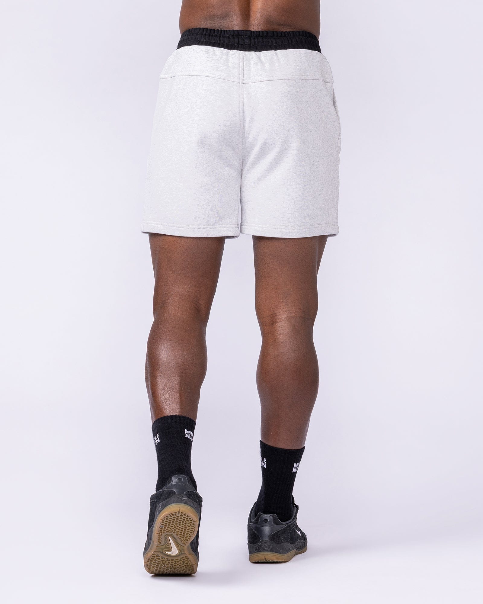Muscle Nation Shorts Archives Sweat 5" Shorts - Snow Grey Marl