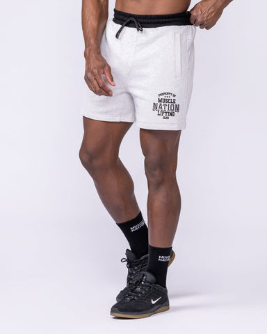 Muscle Nation Shorts Archives Sweat 5" Shorts - Snow Grey Marl