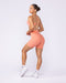 Muscle Nation Shorts Aura Back Pocket Bike Shorts - Peachy